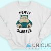 Snorlax Heavy Sleeper Pokemon Go Onesie Sweatshirt