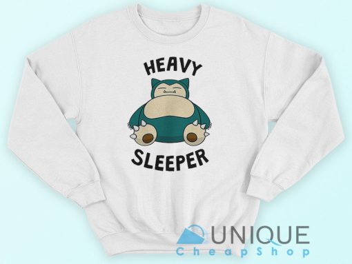 Snorlax Heavy Sleeper Pokemon Go Onesie Sweatshirt