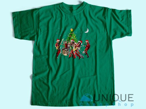 Aerosmith Band Merry Christmas T-Shirt
