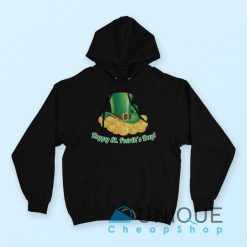 St Patricks Day Coins and Hat Hoodie