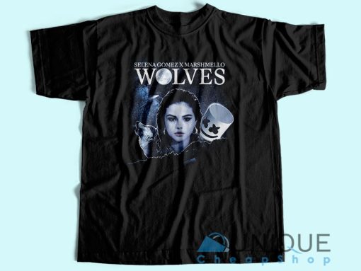 Wolves Selena Gomez Marshmello T-Shirt