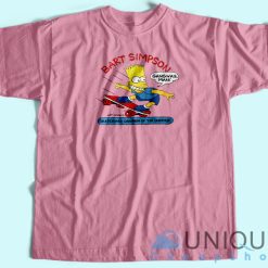 Bart Simpson Skateboard Champion T-Shirt