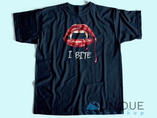 I Bite Halloween Vampire T-shirt