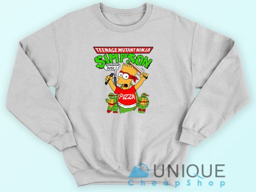 Simpson Teenage Mutant Ninja Turtles Sweatshirt