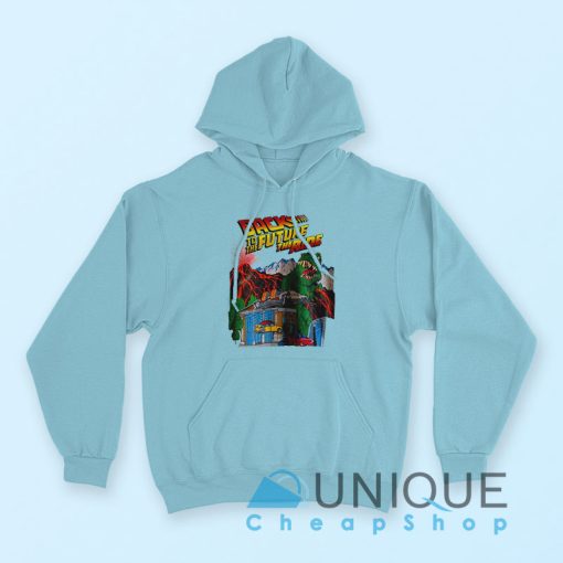 Back To The Future The Ride Hoodie blue
