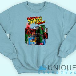 Back To The Future The Ride Sweatshirt Blue
