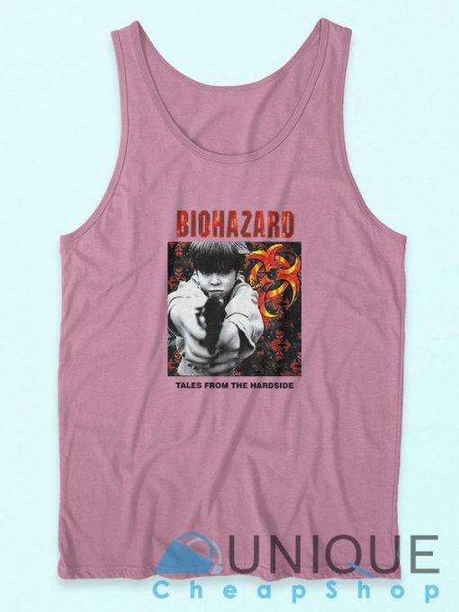 Biohazard Tales From The Hard Side Pink Tank Top