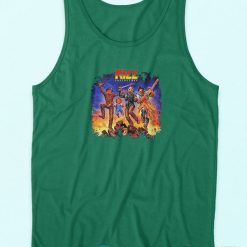 Kill Destroyers Horror Characters Tank Top Green