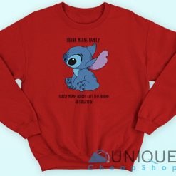 Disney Stitch Red Sweatshirt