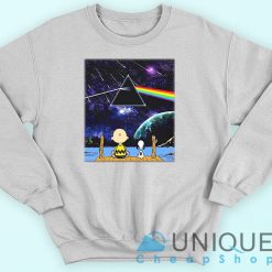 Snoopy And Charlie Brown Pink Floyd Dark Side Of The Moon Sweatshirt