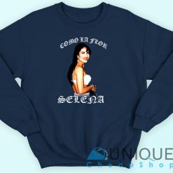 Selena Quintanilla navy Sweatshirt