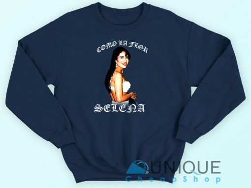 Selena Quintanilla navy Sweatshirt