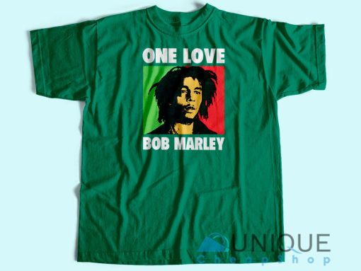 Bob Marley One Love T-Shirt Green