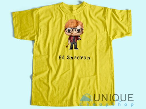 Ed Sheeran Cartoon T-Shirt Yellow