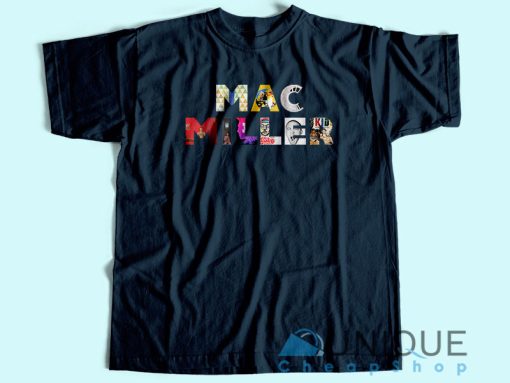 Mac Miller Album T-Shirt Navy