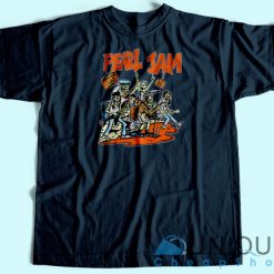 Pearl Jam Halloween T-Shirt Navy Color