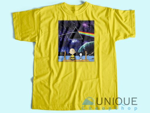 Pink Floyd Snoopy T-Shirt Yellow