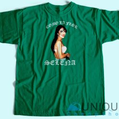 Selena Como La Flor Vintage T-shirt Green