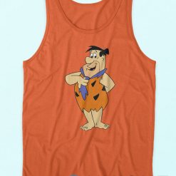 Fred Flintstone Tank Top Orange