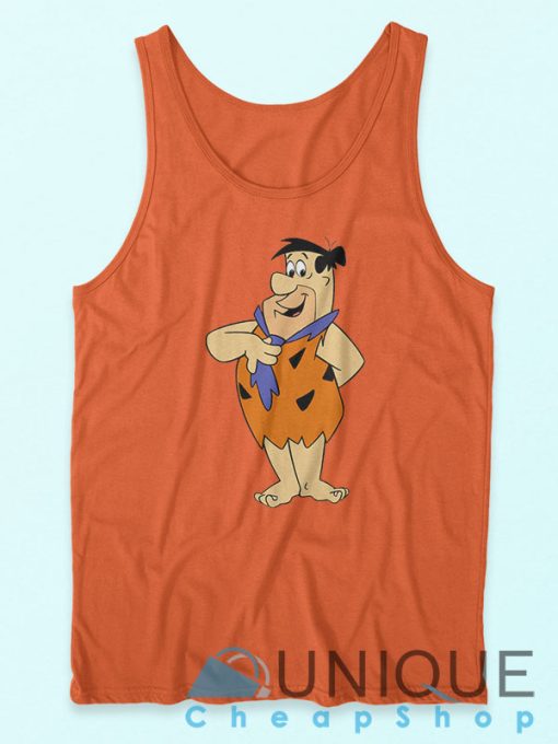 Fred Flintstone Tank Top Orange