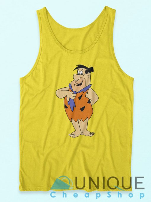 Fred Flintstone Tank Top Yellow