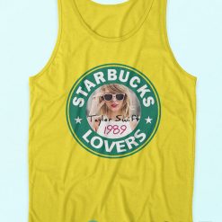 Starbucks Lovers Taylor Swift Tank Top Yellow