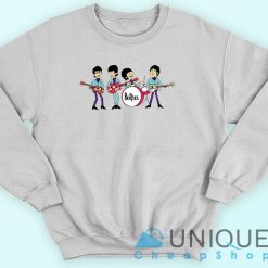 The Beatles Cartoon Rock Band Sweatshirt