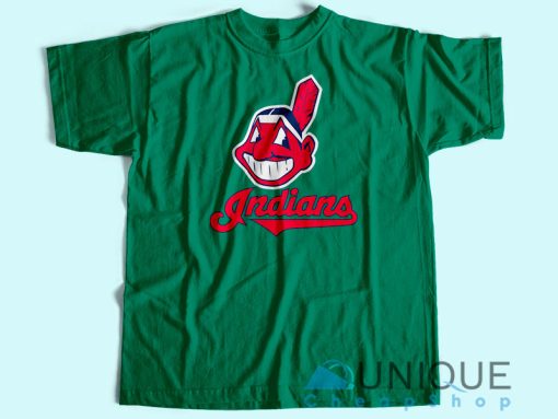 Cleveland Indians Logo T-Shirt Green