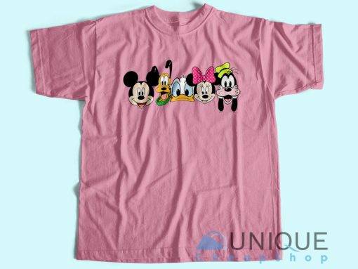 Disney Mickey And Friends T-Shirt Pink
