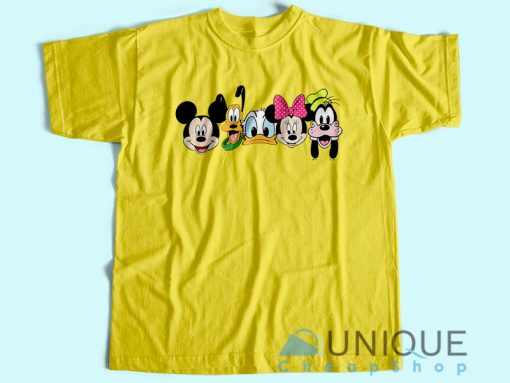 Disney Mickey And Friends T-Shirt Yellow
