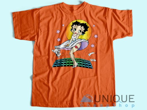 Betty Boop Vintage T-Shirt Orange