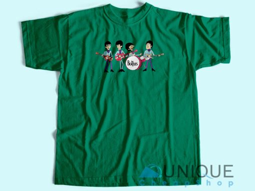 Vintage Beatles T-Shirt Green