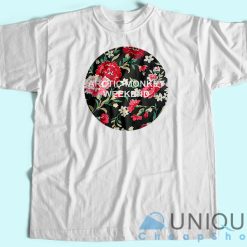 Arctic Monkeys Flowers Logo T-Shirt
