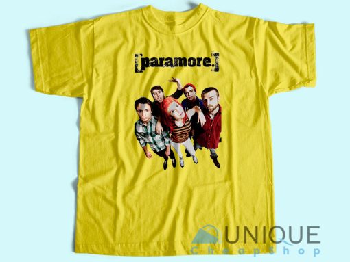 Paramore Vintage T-Shirt Yellow