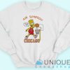 Air Bart Simpson Chicago Bulls Sweatshirt