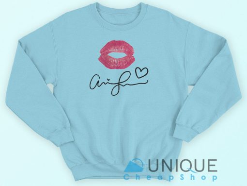 Ariana Grande Kiss And Signature Sweatshirt