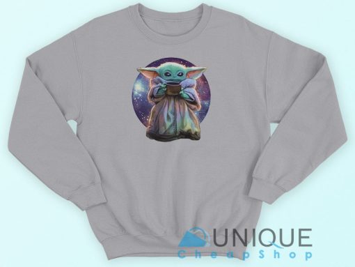 Baby Yoda Galaxy Sweatshirt