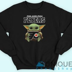 Baby Yoda Philadelphia Flyers Sweatshirt
