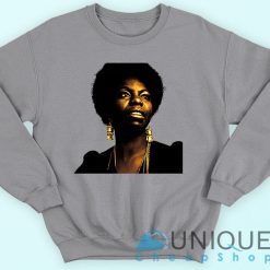 Haves Nina Simone The Jazz Singing Legend Sweatshirt