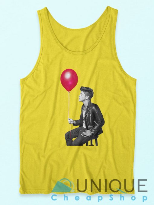 Bruno Mars Balloon Design Tank Top