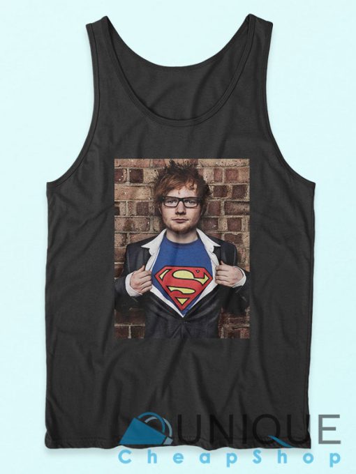 Ed Sheeran Superman Idea Tank Top