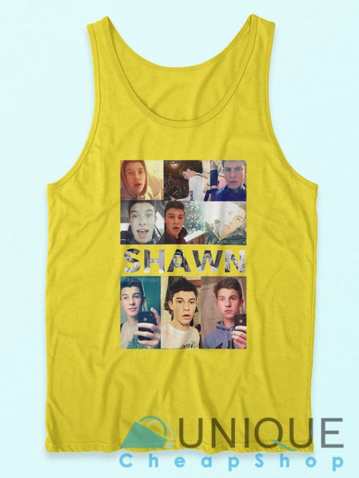 Now Shawn Mendes Collage Tank Top