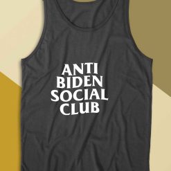 Anti Biden Social Club Tank Top Color Black