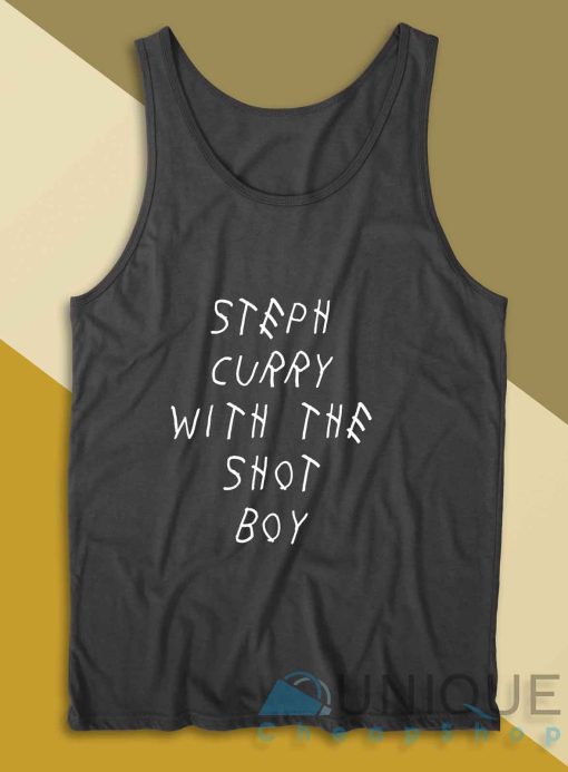 Curry Drake Shot Tank Top Color Black