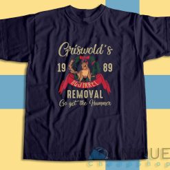 Griswold Squirrel Removal T-Shirt Color Navy