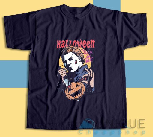 Halloween Michael Myers T-Shirt Color Navy