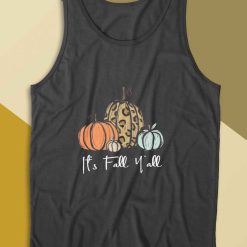 Its Fall Yall Halloween Pumpkin Tank Top