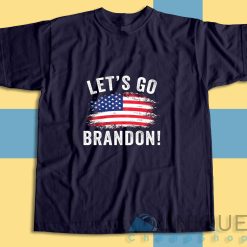 Lets Go Brandon Anti Joe Biden T-Shirt Color Navy
