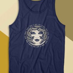 Medusa She Is Got The Looks That Kill Tank Top Color Navy