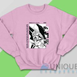 Neon Genesis Evangelion Sweatshirt Color Pink